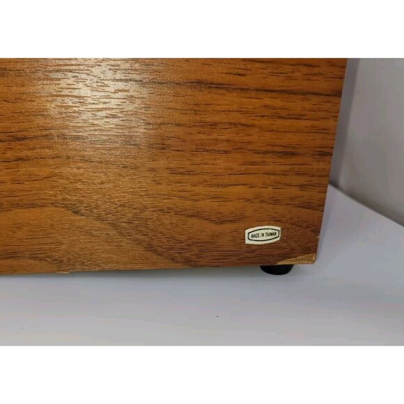 Vtg 80s 2 Drawer VHS Cassette Tape Holder Cabinet Storage Case 24 Movie Prop - Picture 5 of 9